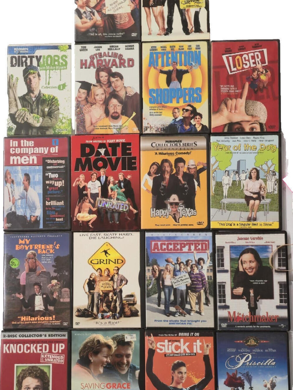DVD Lot 18 Movies Comedy Romance Mint Condition 20 Discs Collection Bundle Like